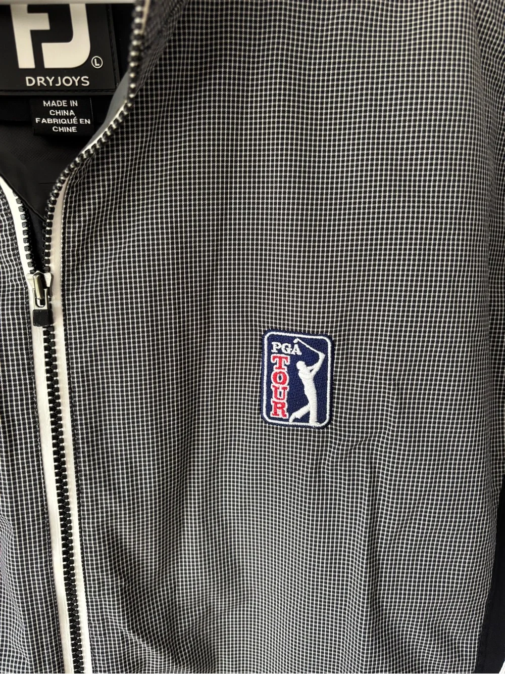 FootJoy DryJoys HydroLite Windbreak Golf Jacket PGA Tour Logo Activewear Sporty
